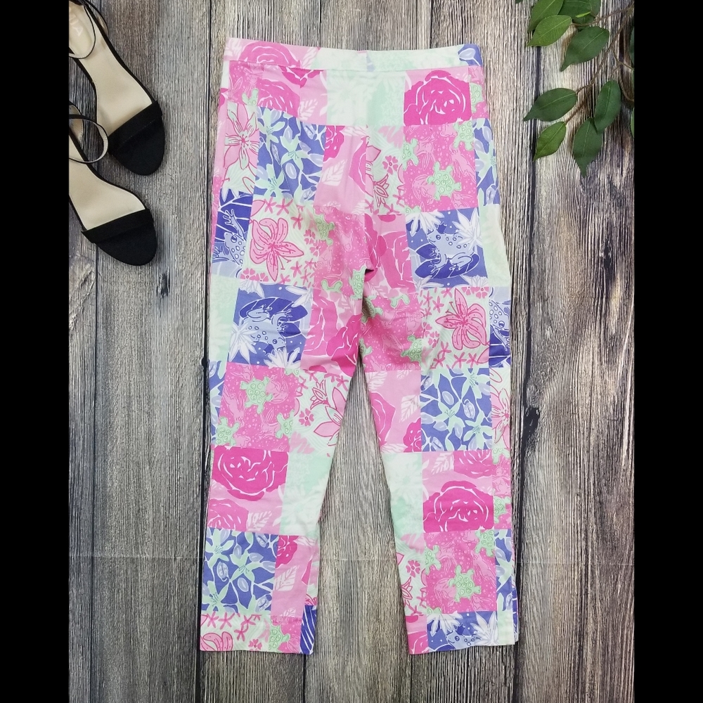 Lilly Pulitzer Charming Patch Patchwork Frog Turt… - image 5